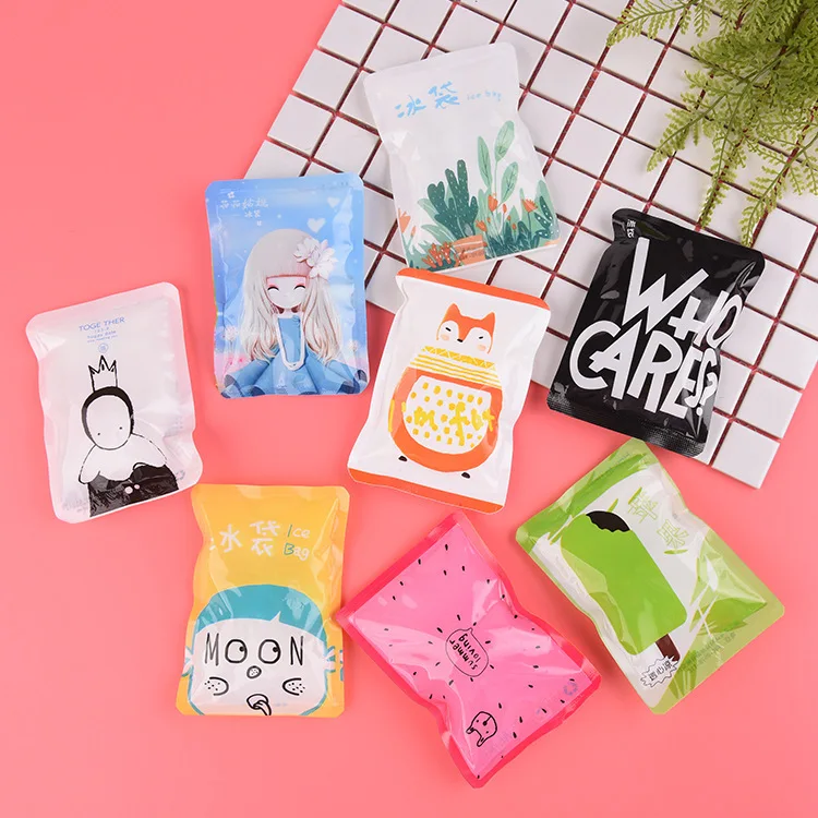 Summer Repeated Use Ice Pack Travel Portable Outdoor Ice Pack Cartoon Cooling Cold Compress Cooling Ice Pack