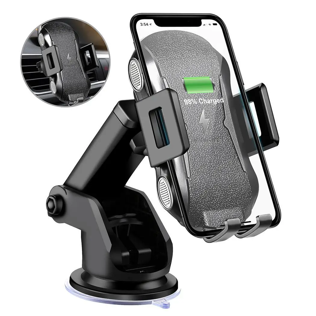 

Wireless Fast Charger Car Mount Stand 10W Automatic Induction Phone Holder