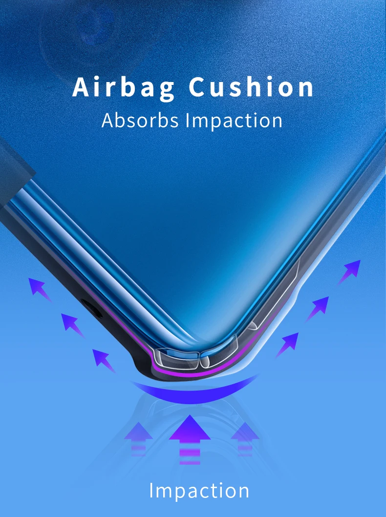 For Oneplus 7T Pro Case Original Ring Transparent Xundd Autidrop Protective Cover Airbag Bumper Case For One Plus 7 T Pro