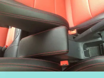 

Fibre Leather Center Armrest Decorated Cover Trim For Honda CRV 2012 13 14 15 16 CAB012