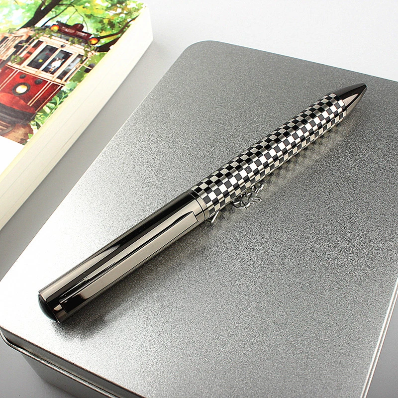 高品質の金属製ボールペン 灰色の描画 ボールペン 学校 学生 オフィス 文房具 ボールペン Aliexpress