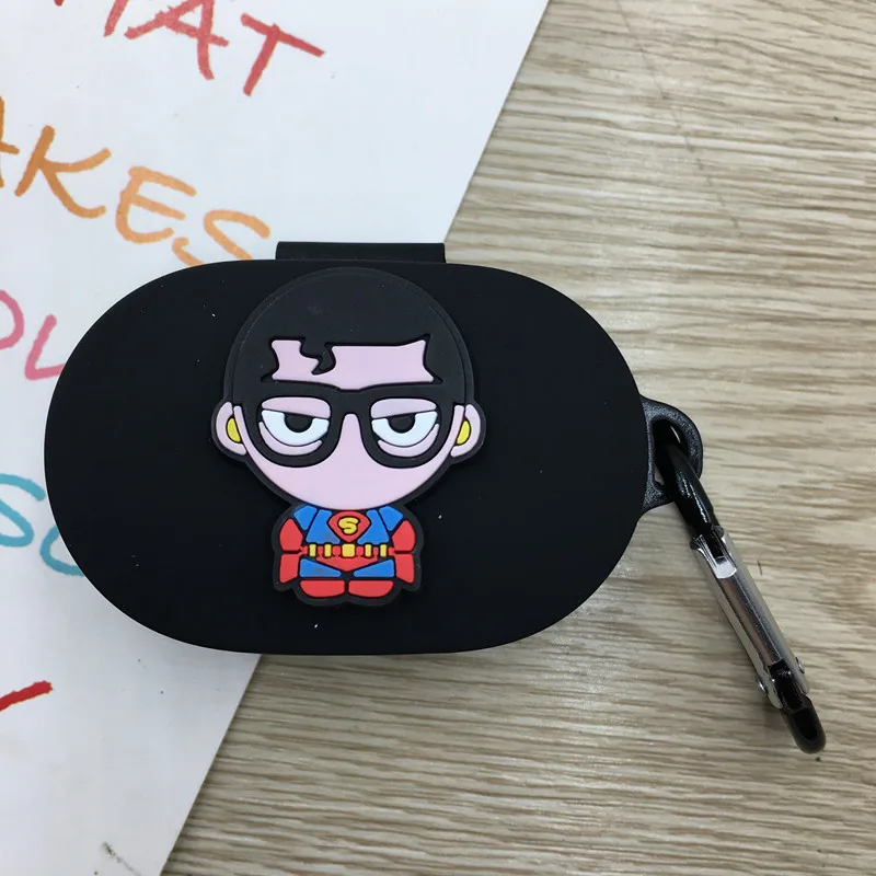 20 Мультяшный чехол для наушников с крючком для Xiaomi Redmi AirDots, новинка, чехол, беспроводной Bluetooth чехол для наушников, мягкий чехол из ТПУ - Цвет: 20