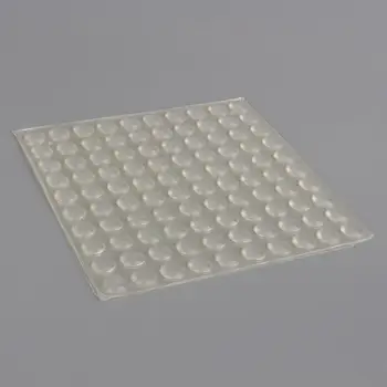 

100Pcs 8x2.5mm Self-Adhesive Silicone Feet Semicircle Bumpers Door Furniture Pad