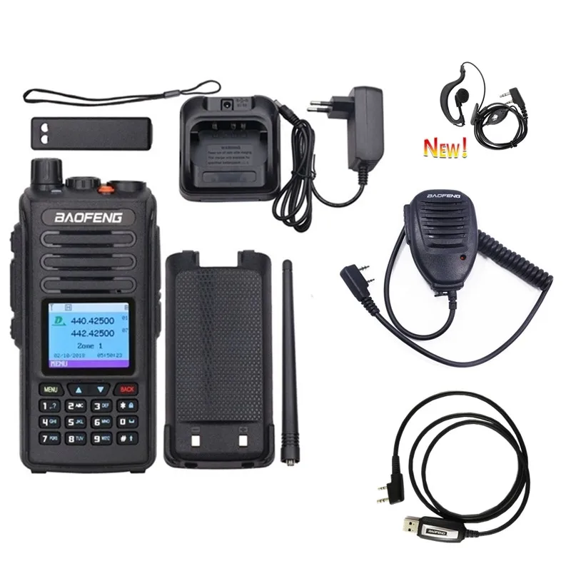Baofeng DM 1702 DMR цифровой аналоговый портативный рация (gps) ретранслятор