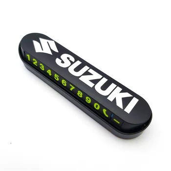 

Luminous Car Temporary Parking Card Sticker Phone Number Card Plate for Suzuki Swift SX4 Vitara Jimny S-CROSS