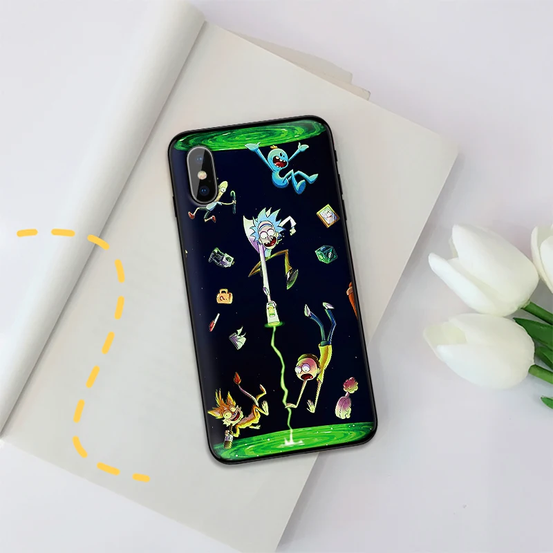 Рик и Морти чехол для телефона для Xiaomi Mi6 8 Lite SE макс 3 9E 5X 6X F1 A1 A2 Lite A1 6 Чехол Мягкий силиконовый чехол для телефона с крышкой