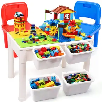 Bambini-Mesa De Estudio para niños, juego De plástico, Mesa De Estudio para guardería, Mesa Infantil