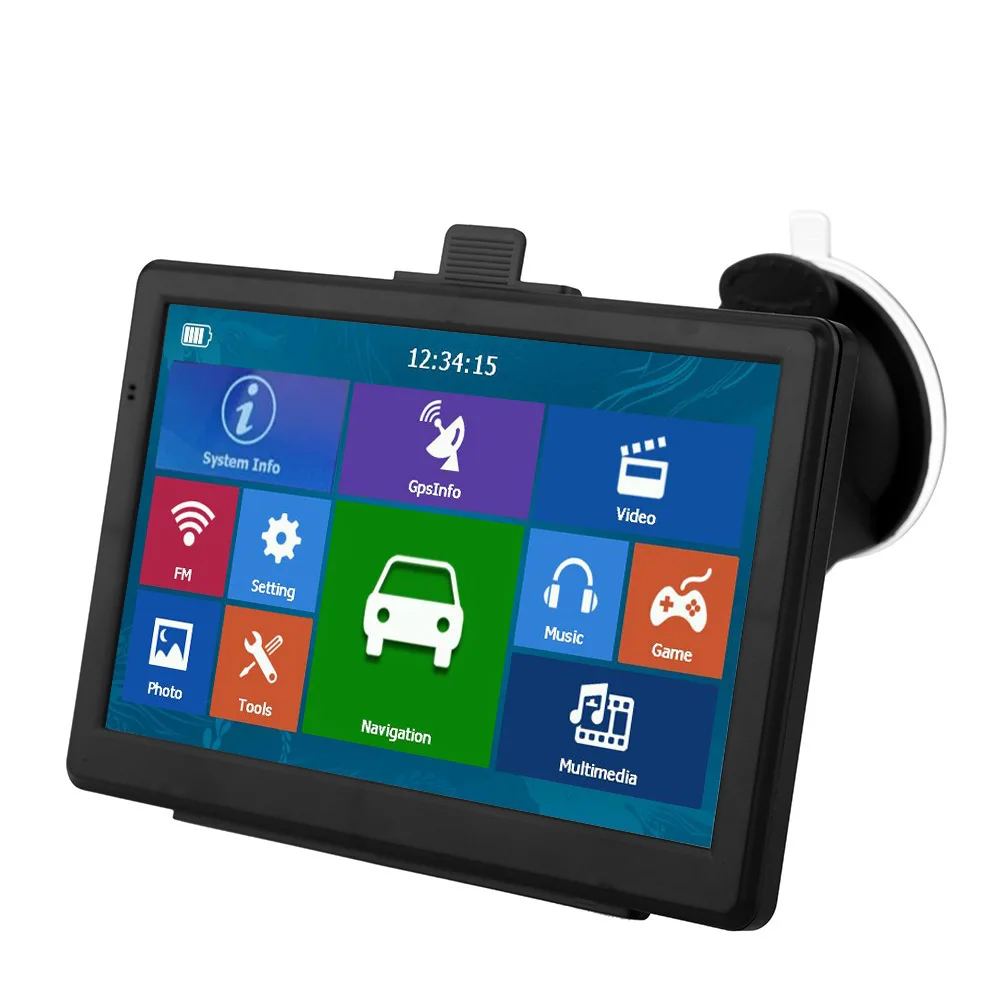 Vehemo ABS навигатор HD gps навигация автомобильная поддержка для национальных языков идентификация изображения для сенсорного экрана