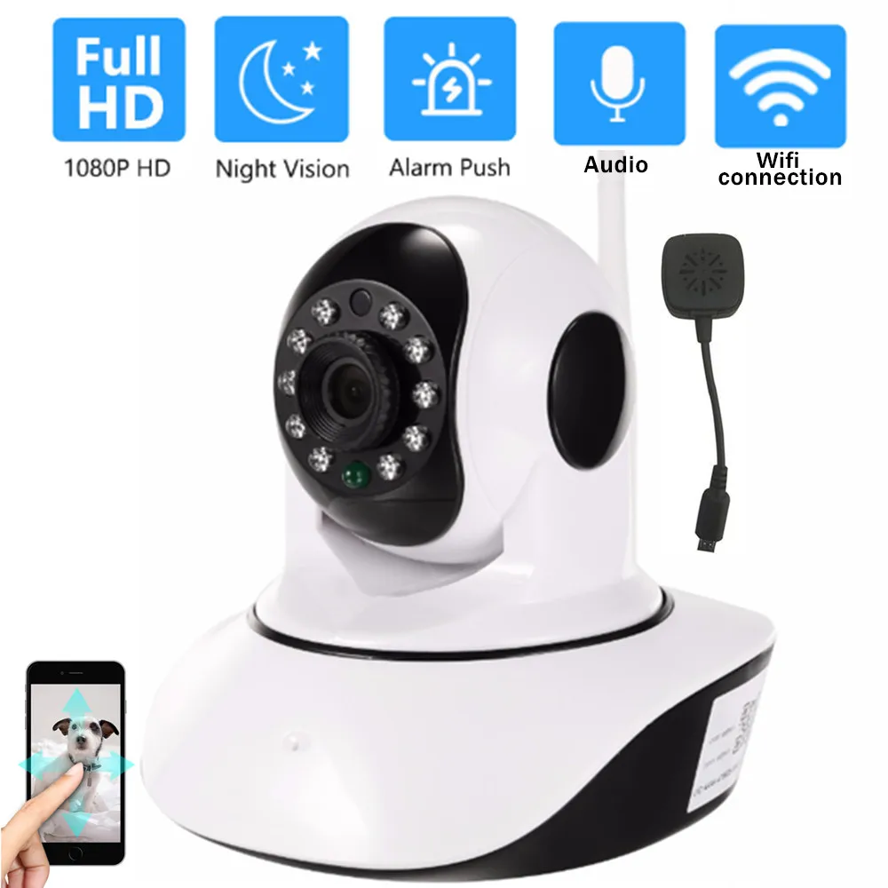 OwlCat HD 720P Беспроводной IP Камера видеонаблюдения сетевая камера с Wifi Температура