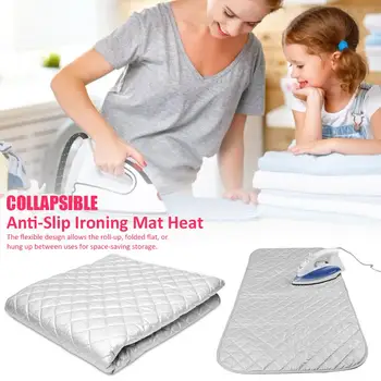 

Portable Folding Household Ironing Pads Clothes Ironing Board Cover Mat 60*55/140*80 cm Travel Replacement Ironing Pad