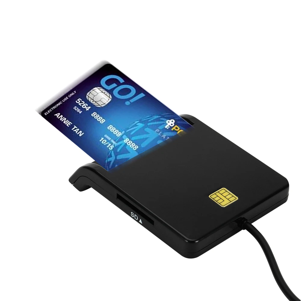 Универсальный считыватель смарт карт USB 2 0 для банковских CAC IC ID SIM DNIE ATM картридеры