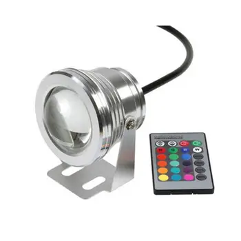 

10W 12V Underwater RGB Waterproof LED Pool Light With Control Spot Light Lamp