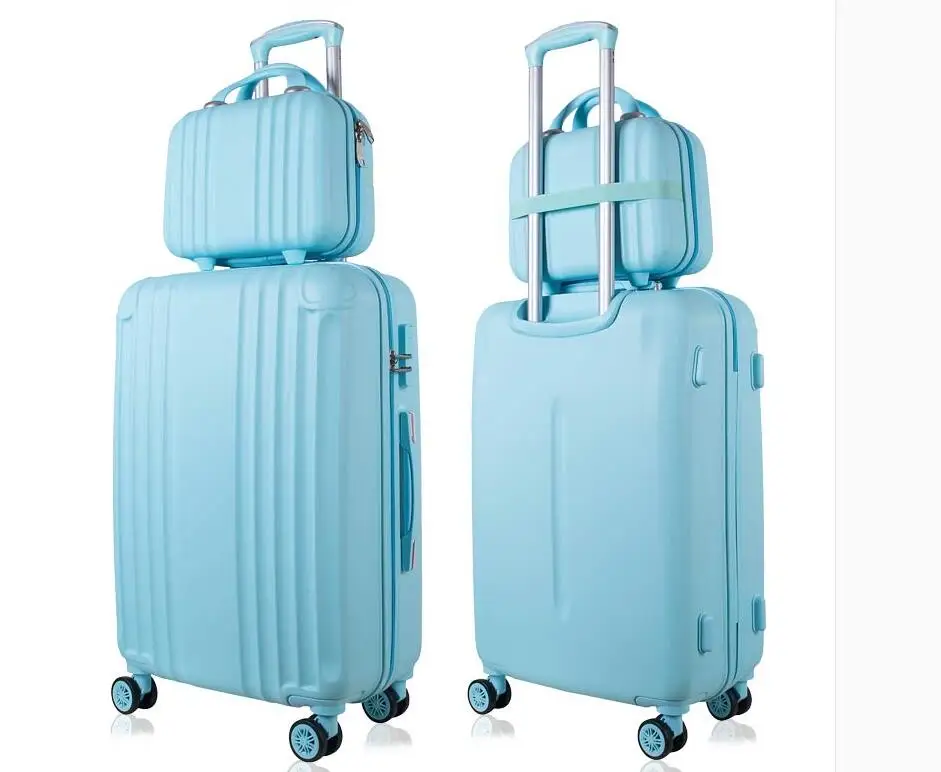 Женский дорожный набор дорожных чемоданов, Дорожный чемодан на колесиках, сумки на колесиках, женские сумки на колесиках, чемодан на колесиках