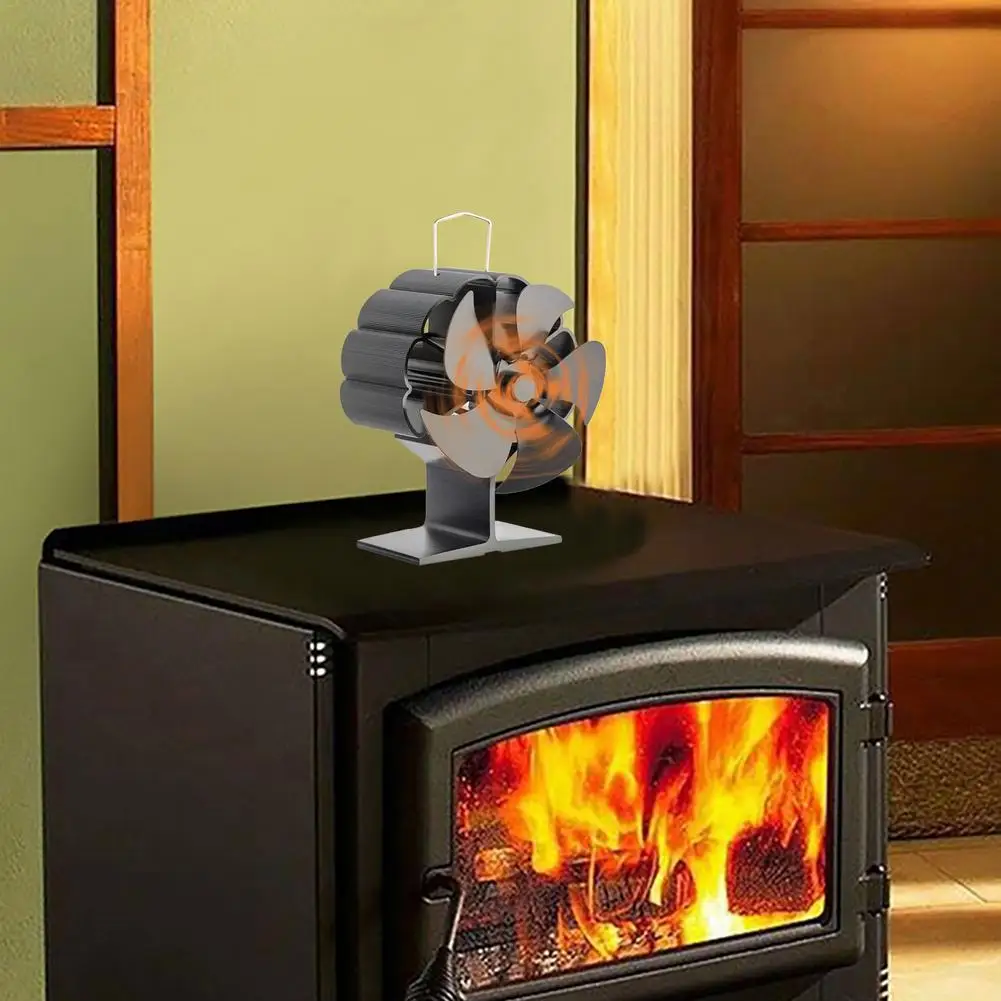 Fireplace Fan Home Efficient Heat Distribution Stove Fans Quiet Chimney Fan Without Electricity Heating Tool For Indoor Outdoor