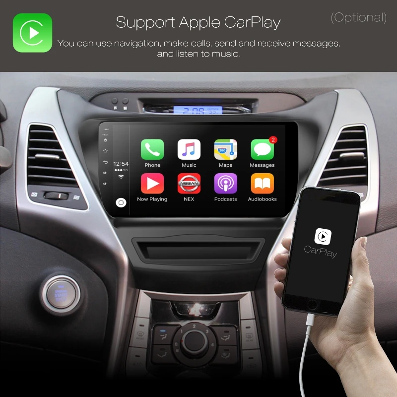 Dinpei Android 9 0 автомобильный Радио Мультимедиа Видео плеер навигация gps для hyundai Elantra
