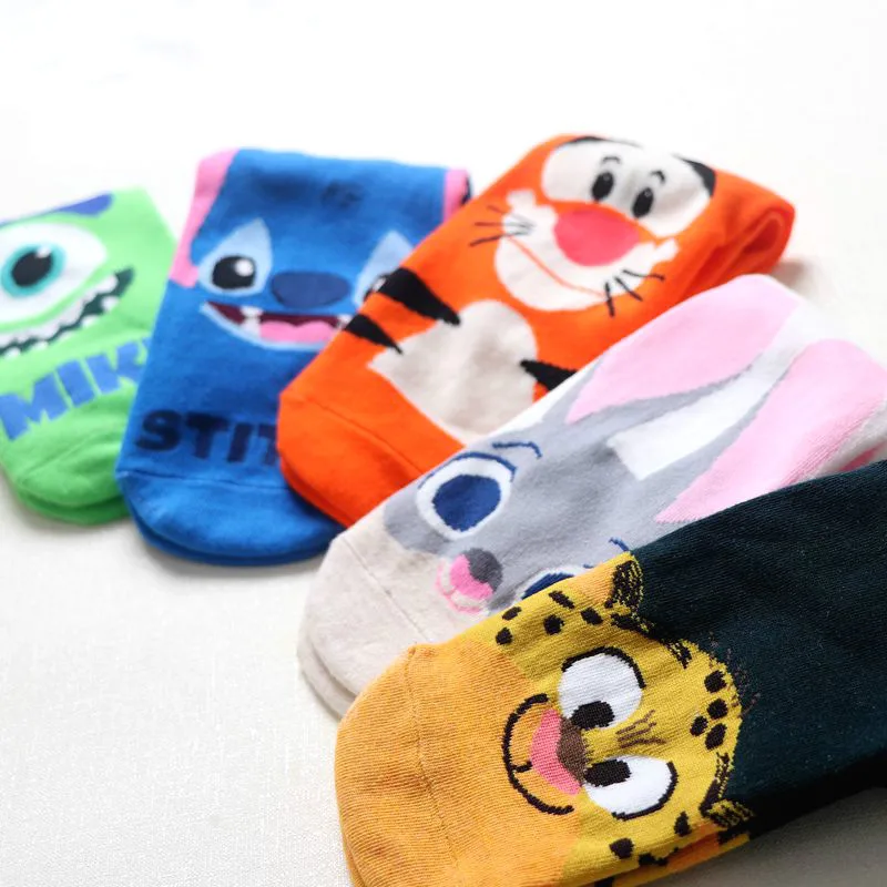 

Funny Socks Men's and Women's Socks Female Cartoon Monster 2020 New Crazy Animal City Judy Hopps Cool Cute Popular