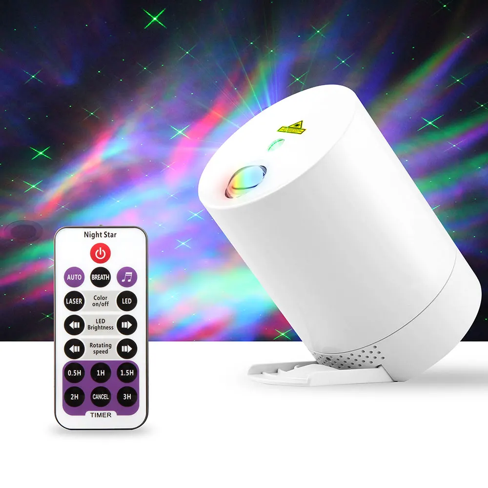 

2020 Christmas Holiday Decoration Light Remote Star Galaxy Laser Projector Starry Sky Effect for Bedroom Kids Room Wedding Decor