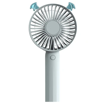 

Portable Electric Fan Hand-Held USB Electric Fan Rechargeable USB Electric Fan Blue