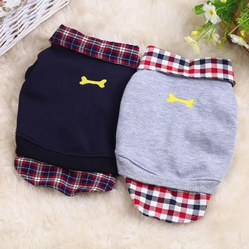 

Fashion Plaid Dog Clothes for Small Dogs Winter Warm Pet Cat Dog Coat Jackets Puppy Clothing Chihuahua Yorkshire Pug Sweatshirt
