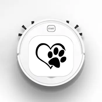 

Smart Sweeper Robot House Durable Power Floor Cleaning Robots Vacuum Cleaner 1800pa Love Cat Dog Footprints