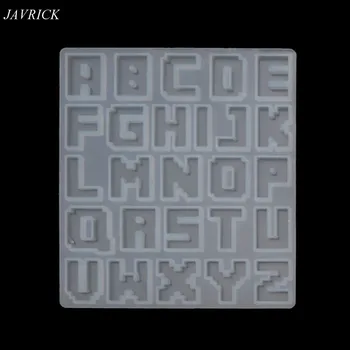 

Pixel Letters Mold Alphabet Pendant UV Resin Silicone Mold Jewelry Making Tools