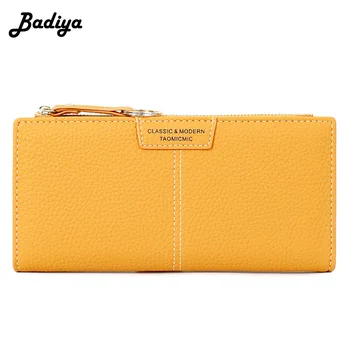 

​Brief Women's Money Bags Women Wallets Long Style Bifold Clutch Zipper Coin Purse Phone Case Ladies Multi Credit Card Holders
