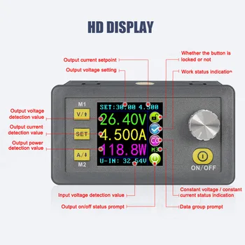 

LCD Constant Voltage Current Step Down Power Supply Module Power Adapter Switching Converter Board App Control PAK55