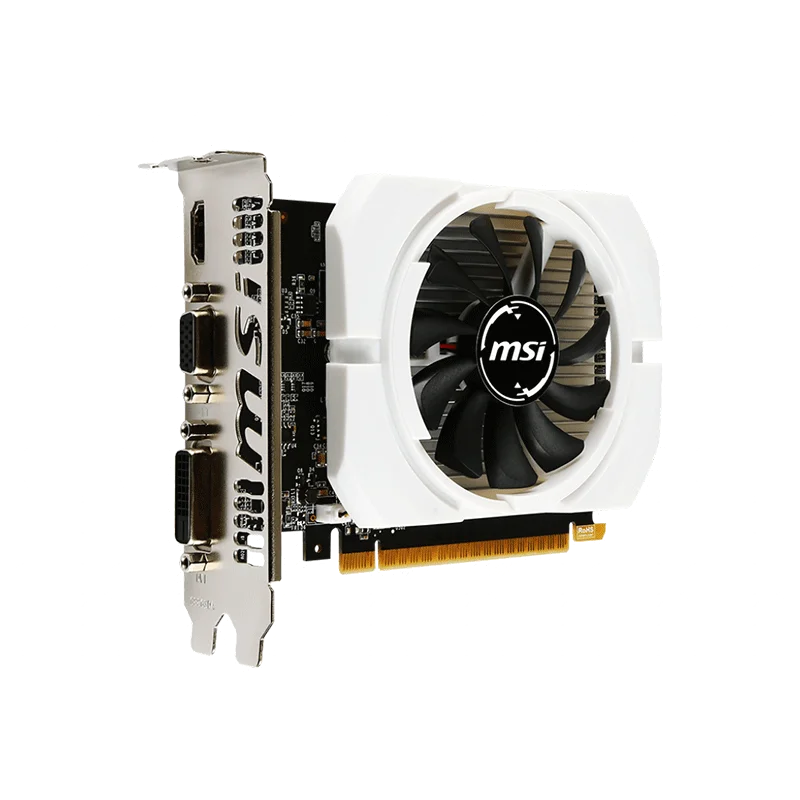 MSI Gaming GeForce GT 710 2GB GDRR3 64-bit HDCP Support DirectX 12 OpenGL 4.5 Single Fan Low Profile Graphics Card GT710 2GD3 LP