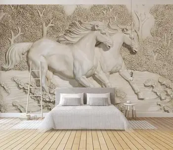 

[Self-Adhesive] 3D Horse 1578130 Wall Paper mural Wall Print Decal Wall Murals