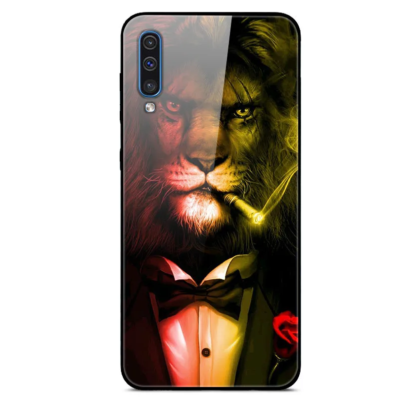 6," Funda для samsung Galaxy A50 чехол стекло твердая задняя крышка чехол для телефона для samsung Galaxy A50 чехол TPU рамка A 50 Coque - Цвет: as photo 31