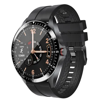 

2020 new GW16 Full Round Touch Screen Wristband Thermometer Immunity HR Blood Pressure O2 Monitor Weather Display Smart Watch