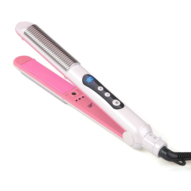 

Sundi Thermostat Hair Straightener Led Digital Display Electric Splint Ceramic Coating Perm Rod 360 ° Rotation Wholesale