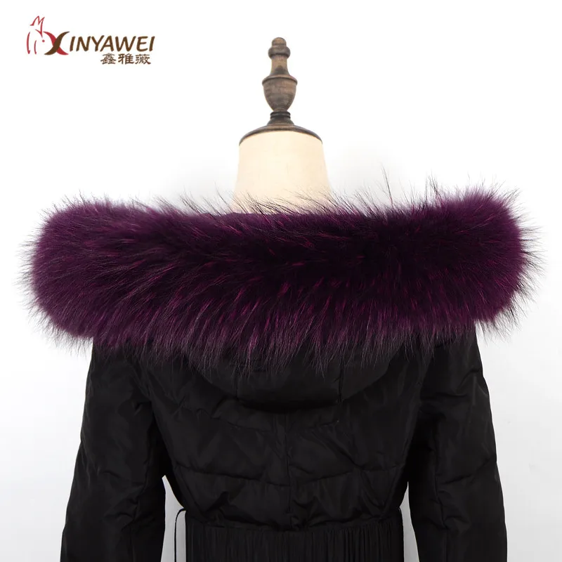 purple Зимний шарф манто Femme Hiver меховой воротник зимняя куртка шарф женский платок женские шарфы Меховая куртка пальто шарф - Цвет: purple