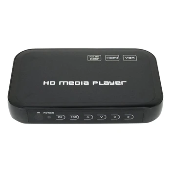 

1080P Full HD Multi Media Player HDMI+VGA+AV+USB+SD HDD Player with H.264,MKV,DixV HD,MPEG 2-TS,VC-1,WMV9 with EU Plug