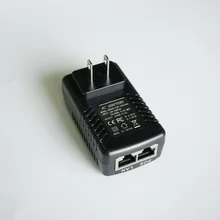 Штепсельная вилка США, адаптер питания POE, Вход AC 100-240 В, выход DC24V 1A для HIKVISION видеодомофон для DS-KV8102-IM DS-KH8301-WT