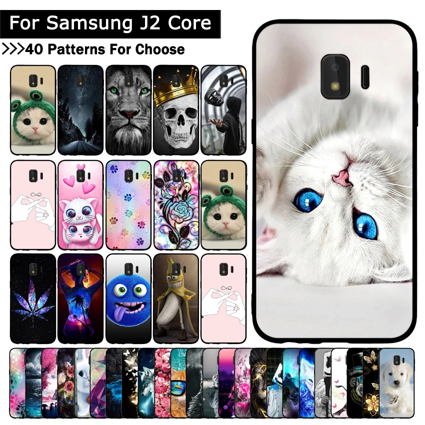 Чехол с милым принтом для Samsung Galaxy J2 (260 J260F J 2 2J J2Core)|Бамперы| |