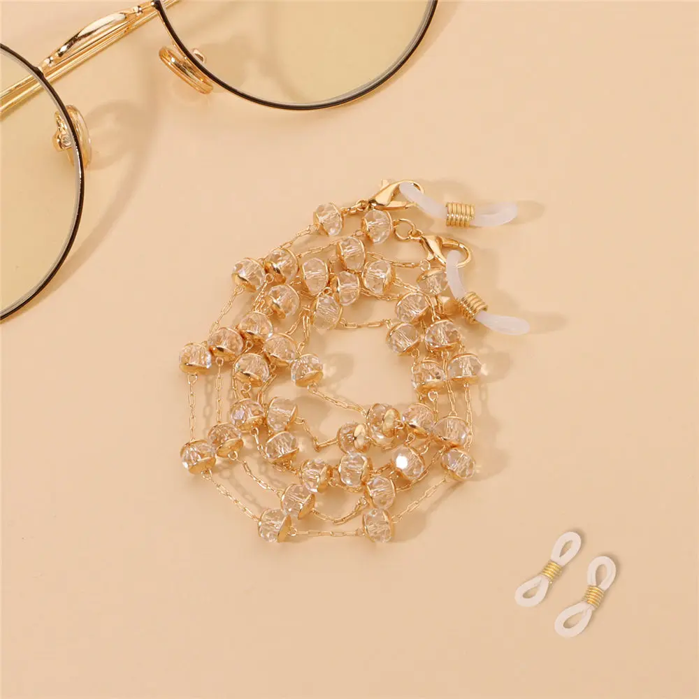 

Mask Strap Chain Eyeglasses Rope Rhinestone Beads Mask Neck Holder Cord Eyeglass Chains Sunglasses String Glasses Accessories