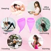 Women Menstrual Cup Period Cup Medical Grade Silicone Feminine Hygiene Copa Menstrual de Silicone Medica Reusable Menstrual Cup ► Photo 3/6