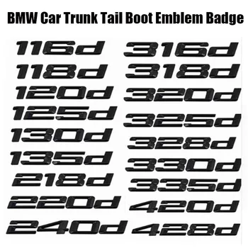 

Black116d 118d 120d130d 135d 218d 220d 240d 316d 318d 320d 325d 328d 330d Car Emblem Emblems Rear Number Letters Badges for BMW