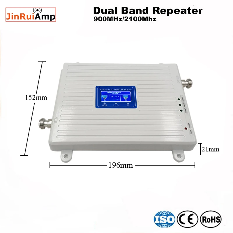 3g WCDMA 2100 МГц GSM 900 МГц Dual Band телефон Сотовая связь усилитель сигнала GSM 900 2100 UMTS репитер усилитель#45