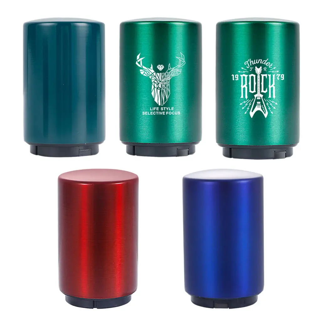 Potable Beer Bottle Opener Push Down Lid Catcher Soda Beer