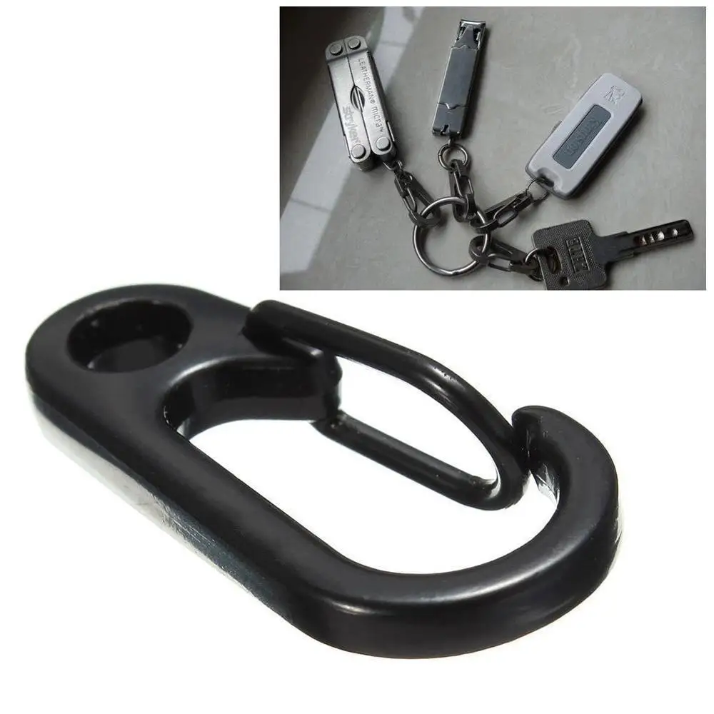 

5PCs Simple Mini Spring Portable Buckle Key Chain Key Ring Holder Tool Men Women Car Keychain Metal Keyring Key Accessorities
