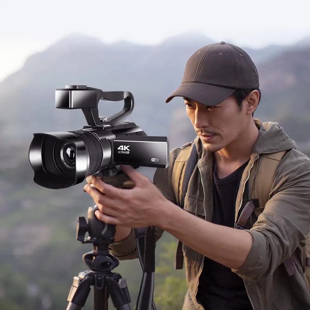 4K видеокамера 48MP WIFI 30X цифровой зум 3 0 дюймов ультра HD сенсорный экран рекордер