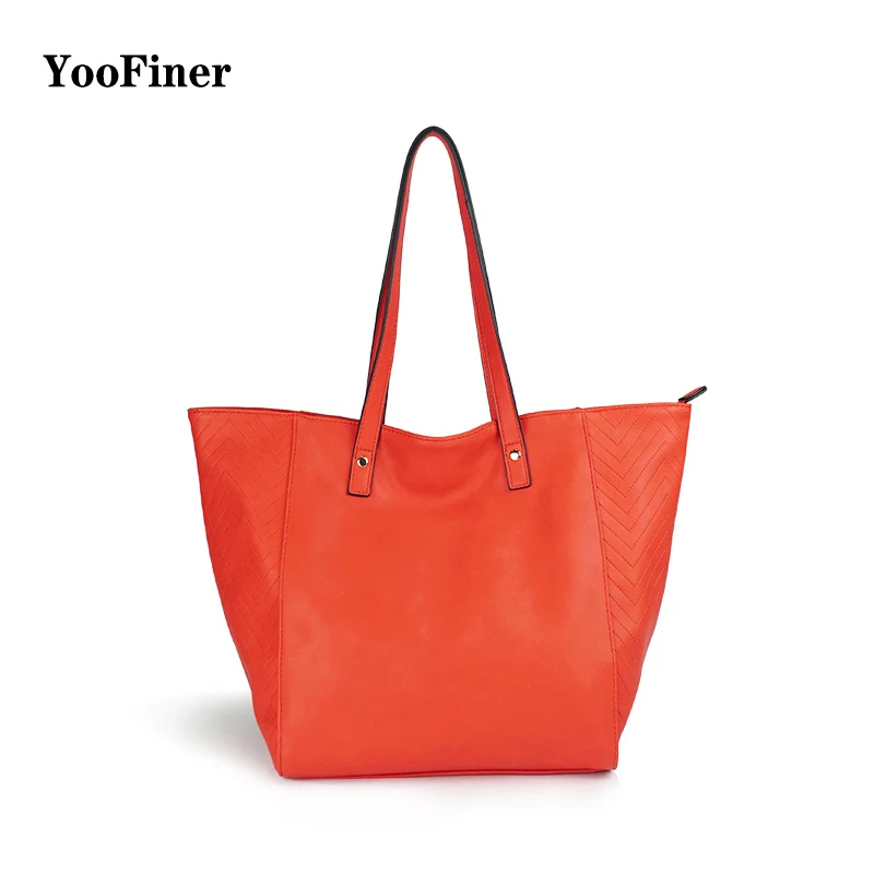

2019 new arrival female high-capacity shoulder bag big solid color shopping handbag fashion for women