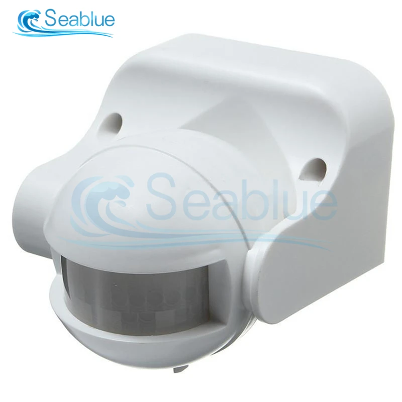 AC 220V-240V 110V 180 Degree Outdoor IP44 Security PIR Infrared Motion ...