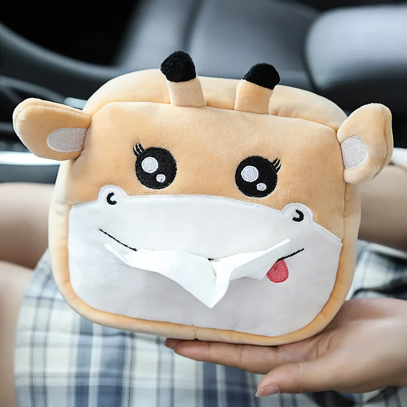 

Cartoon Car Towel Box Car Armrest Box Paper Towel Box Car Seat Back Drawer Multifunction Car Tissue Holder Accesorios Para Auto