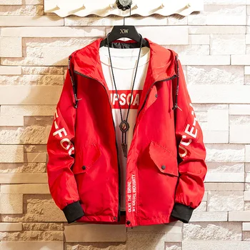 

Sports Hoodie Casual Coat Letter Printing Boys' Jacket Trend Large Size Handsome All-around Spring and Autumn Coat