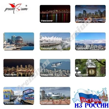 

Fridge magnet stiker Vancouver Ванкувер, Канада туристический Магнит на холодильник размером 40x70 мм.