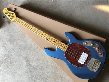 

Factory Custom Shop Active Pickups 9V Battery Blue Music Man Ernie Ball Sting Ray 4 String Bass Guitar