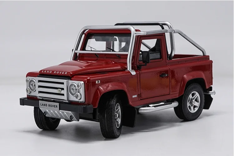 Авторизованный подлинный 1:18 сплав toyLand Rover Defender 90 SVX пикап литой автомобиль внедорожник игрушка модель для Рождественский подарок